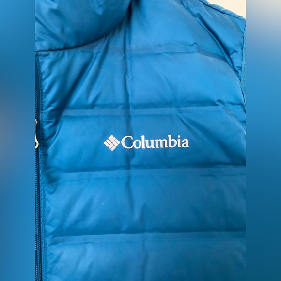 Columbia 650 fill Down Vest Blue Medium - Picture 6 of 16